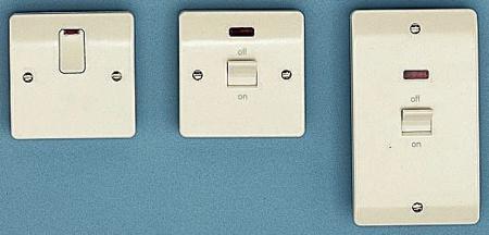 K5423 WHI MK Electric 20A 2 Gang Fused Spur