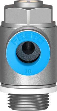 GRLA-3-8-QS-10-D Festo GRLA Series Exhaust Regulator, 10mm Tube Inlet Port