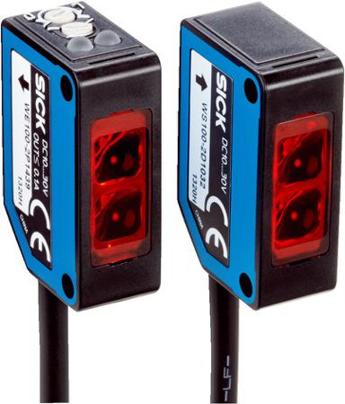 WS-WE100-2P1439 Sick Through Beam Photoelectric Sensor, Miniature Sensor, 0 → 33 m Detection Range