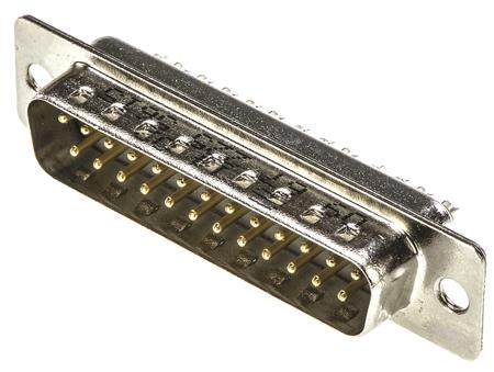 09672255615 HARTING 25 Way Panel Mount D-sub Connector Plug, 2.77mm Pitch
