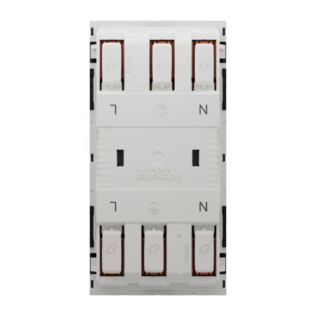 NU306954 Schneider Electric Anthracite, 2 Gang, New Unica