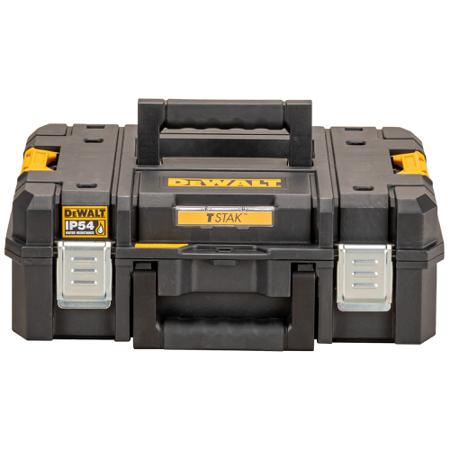 DWST83345-1 DeWALT TSTAK Shallow Box Plastic Tool Box, 440 x 440 x 162mm