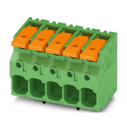 1438136 Phoenix Contact LPT Series PCB Terminal Block, 11-Contact, 7.5mm Pitch, Wave Soldering, 1-Row, Push In Termination
