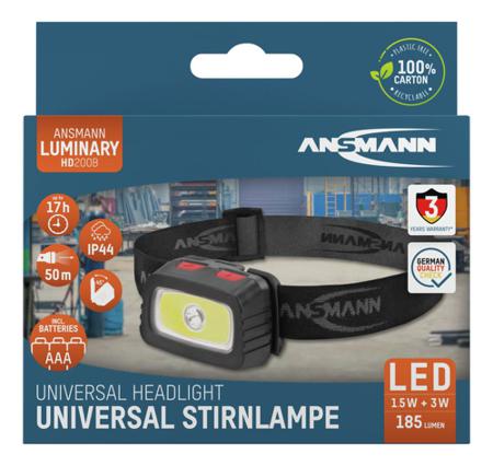 1600-0198 Ansmann Headlight HD200B