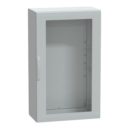 NSYPLA1274TG Schneider Electric Thalassa Series Fibreglass Reinforced Polyester Single-Door-Door Floor Standing Enclosure,
