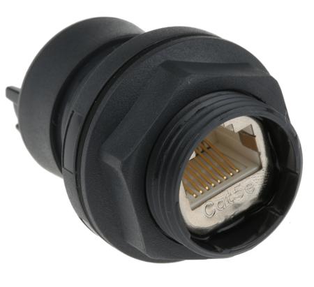 PXP6033TP Bulgin Buccaneer Series 2-Port RJ45 Socket Coupler, Cat5e, STP