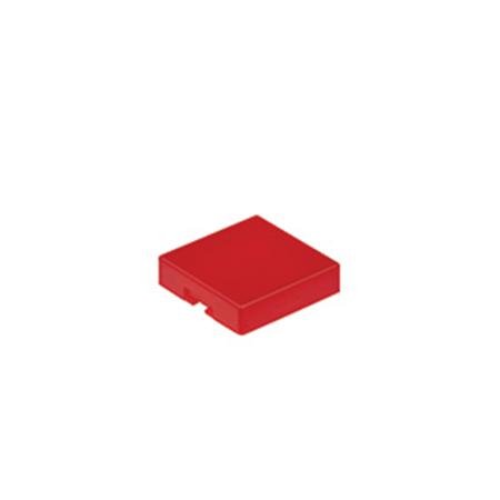 AT4074C NKK Switches Red Push Button Cap for Use with UB Series Illuminated Pushbuttons, 12 x 12 x 3mm