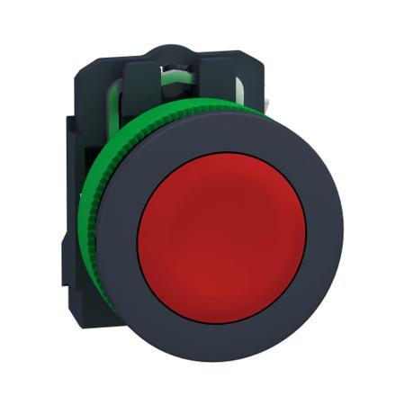 XB5FA42 FLUSH MOUNT RED PUSHBUTTON 1NC