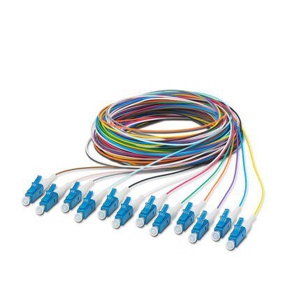 1208105 Phoenix Contact Single Mode Fibre Optic Cable, 9/125μm, 2.5m