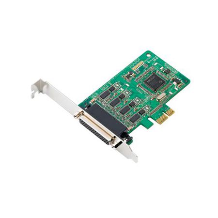 CP-114EL-DB9M MOXA 4 Port PCIe RS232, RS422, RS485 Serial Card