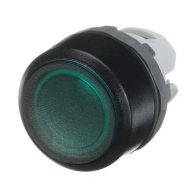 1SFA611100R1102--MP1-11G ABB Round Green - Momentary Modular Series, 22mm Cutout, Round
