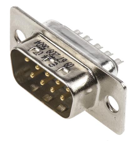 09672095604 HARTING 9 Way Panel Mount D-sub Connector Plug, 2.77mm Pitch