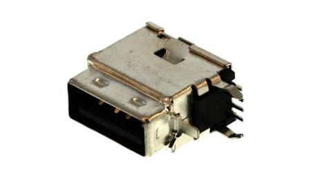89485-8000 Molex, 89485 Series Number Right Angle Through Hole Type A USB Connector, Receptacle
