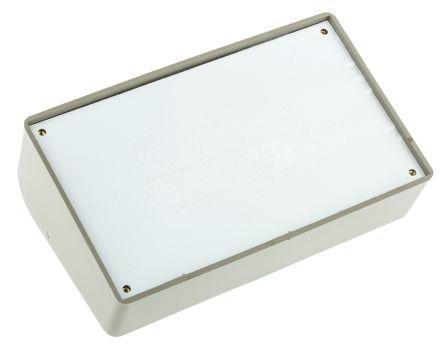 BIM1005-GY-PG 1000 Sloped Front Enclosure, Grey, ABS, Aluminium, 97 x 161.5 x 57mm