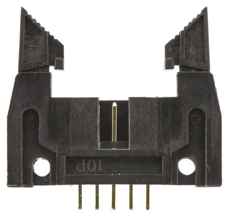 T816110A1S101CEU Amphenol Communications Solutions T816 Series Straight Through Hole PCB Header, 10 Contact(s), 2.54mm Pitch, 2 Row(s),