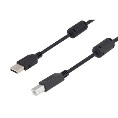 U2A00002-05M L-Com USB 2.0, Male USB A to Male USB B, 500mm