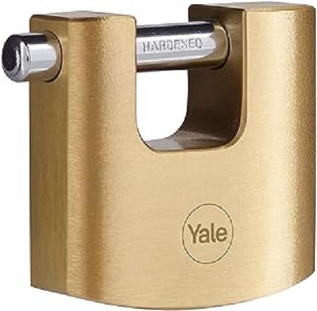 Y114B-60-114-1 8888 Padlock Brass Padlock, 9mm Shackle, 60mm Body