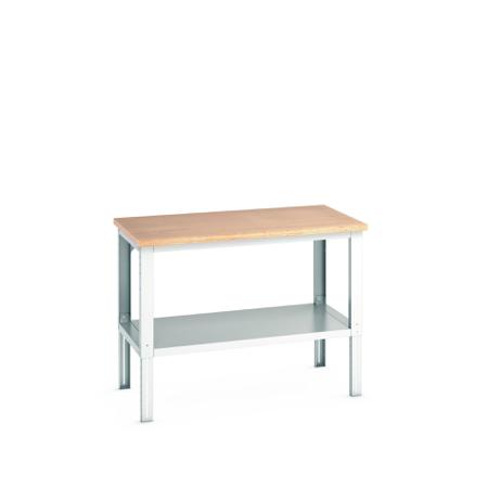 41004137-16V Bott 41004137.16V Sheet Steel Workbench, Adjustable Height, 840 → 1140mm x 900mm x 1500mm