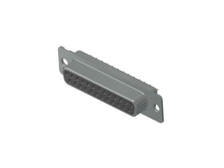 164A10039X Amphenol CONEC 25 Way Through Hole D-sub Connector Socket, with Mounting Hole