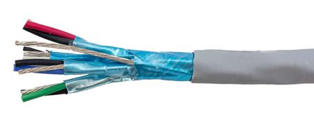 78234 SL005 Alpha Wire Ecogen Ecocable Mini Series Data Cable, 4 Pairs, 8 Cores, 0.382 mm², Screened, 22 AWG, 30m, Screened Shield