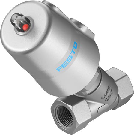 VZXF-L-M22C-M-B-G34-180-M1-V4B2T-50-20 Festo Angle Seat Pneumatic Operated Process Valve