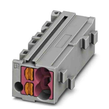 3270438 Phoenix Contact PTMC Series PTMC 1,5-2 /PK Pluggable Terminal Block, 17.5A, 14 → 26 AWG Wire, Push In Termination
