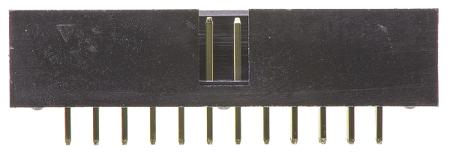 T821124A1S100CEU Amphenol Communications Solutions T821 Series Straight Through Hole PCB Header, 24 Contact(s), 2.54mm Pitch, 2 Row(s),