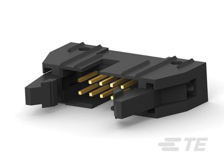 5499374-1 TE Connectivity AMP-LATCH Series Straight Through Hole PCB Header, 10 Contact(s), 2.54 mm Pitch, 2 Row, Shrouded