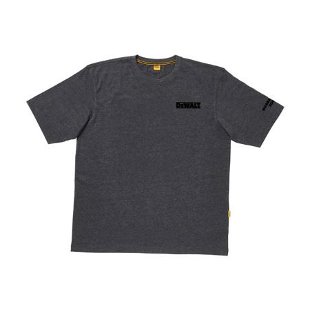 Typhoon-T-Shirt-XXL DeWALT CHARCOAL / Grey 35% Cotton, 65% Polyester Short Sleeve T-Shirt, UK- XXL, EUR- XXL