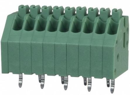 1990070 Phoenix Contact COMBICON Series PCB Terminal Block, 2.5mm Pitch, Through Hole Mount, 1-Row, Solder Termination