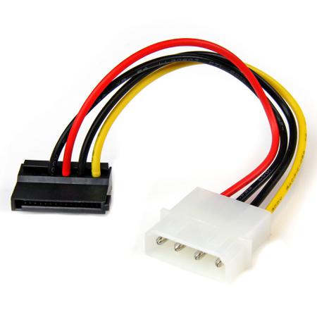 SATAPOWADPL StarTech.com Male LP4 to Female SATA Power  Cable, 6in