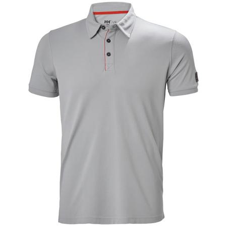 79248_931-S Helly Hansen Kensington Tech Grey Polyamide Polo Shirt, UK- S, EUR- S