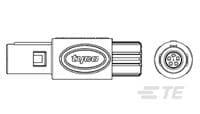1877845-3 TE Connectivity Industrial Power Connector, 5 Contacts, Plug-In, Plug, Male, 1877 Series