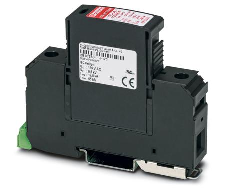 2910355 Phoenix Contact, VAL US Surge Protection Device 125 V ac Maximum Voltage Rating 65kA Maximum Surge Current Surge