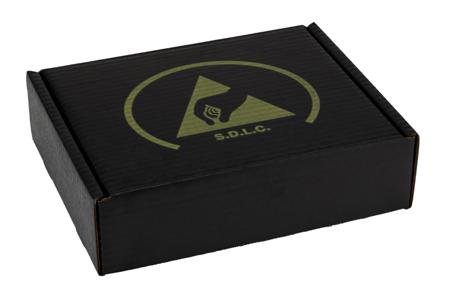 218-575 Conductive 100% Pure Kraft ESD Box 299mm (L) 191mm (W) 64mm (H)