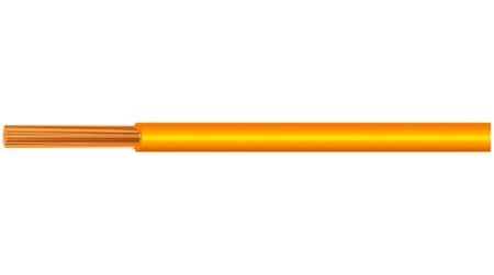 LIH-T120-0-25-MM2-YELLOW Kabeltronik LIH-T120 Series Yellow 0.25 mm² Hook Up Wire, 23 AWG, 32 x 0.1 mm, 100m, TPE Insulation, LIH-T120 0.25 MM2