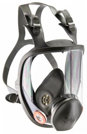 6800 3M 6000 Series Full-Type Respirator Mask, Size Medium