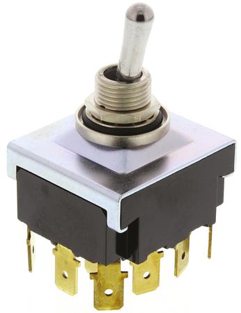 A4TN15W04 TE Connectivity 4PDT Toggle Switch, On-On, IP67, Panel Mount
