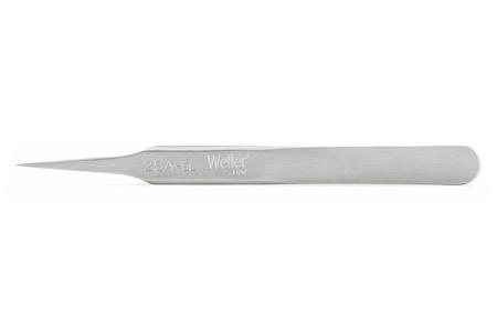 2SASL Weller Erem 115 mm, Stainless Steel, Pointed; Relieved, Tweezers