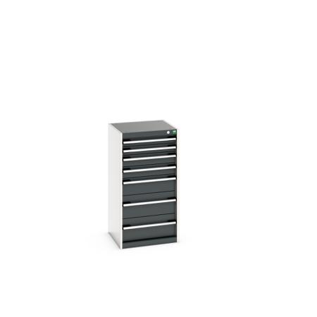 40010051.19V Bott 7 Cabinet, Steel, 1000mm x 525mm x 525mm, Anthracite Grey, Light Grey