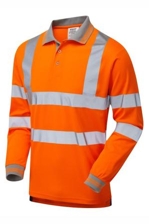 PR470-M Praybourne PR470 Orange 100% Polyester Polo Shirt