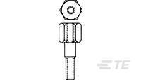 5229995-2 TE Connectivity, CHAMP Series Standoff Mounting Stud For Use With Connectors