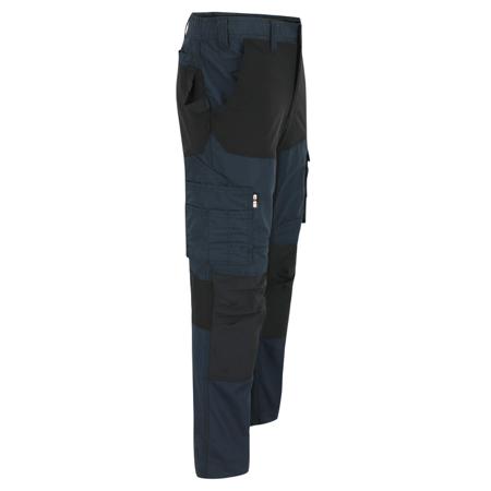 23MTR1803NY-50 Herock HECTOR TROUSERS 's Navy Blue - Black Trousers Stretch Male, Size 50 40in W 32in L