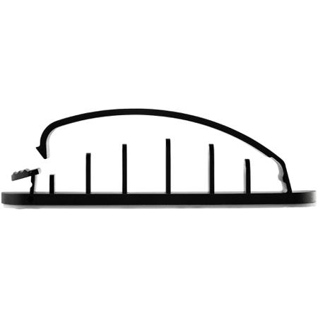 CDM6SCC StarTech.com Black Nylon Cable Management Clips, 14.9mm Max. Bundle