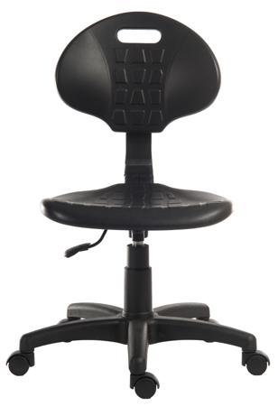 625-806 RS PRO Black Plastic Operator Chair, 100 Weight Capacity