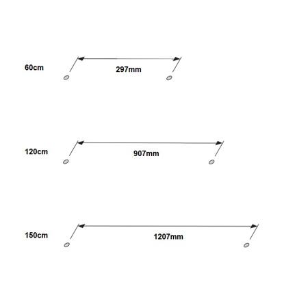 145095 LED Tube Fixture T8 60cm G13 1x18W IP20