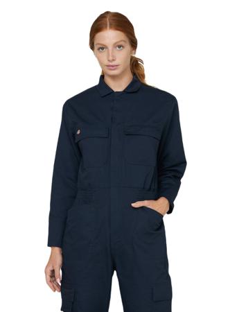 DK0A867W0DN1 Dickies Dark Navy Reusable Coverall, L
