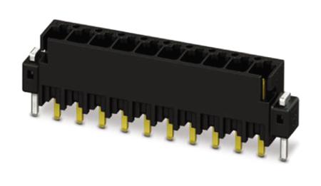 1821397 Phoenix Contact, 2.54mm Pitch, MCV 0.5/ 2-G-2.54 P20 THR R24, 2 Way, Pluggable Terminal Block, Header, Solder