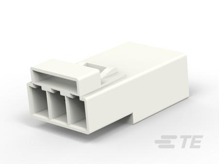 2834055-1 TE Connectivity 2834 Series Straight Board Mount PCB Header, 3 Contact(s), 4.5mm Pitch, 1 Row(s), Shrouded