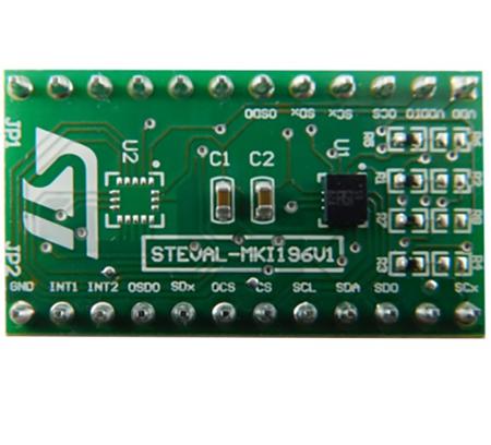 STEVAL-MKI196V1 STMicroelectronics LSM6DSO Adapter Board for a Standard DIL24 Socket Adapter Board Standard DIL24 socket